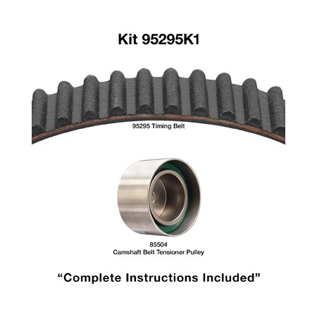 Dayco 98-10 Chry/Dodge/Plym/Vw 3.2/3.5/4.0L Timing Belt Kit, 95295K1 95295K1
